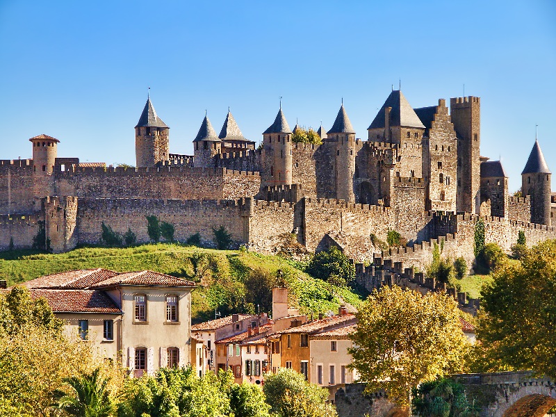 Thành phố pháo đài cổ Carcassonne pháp